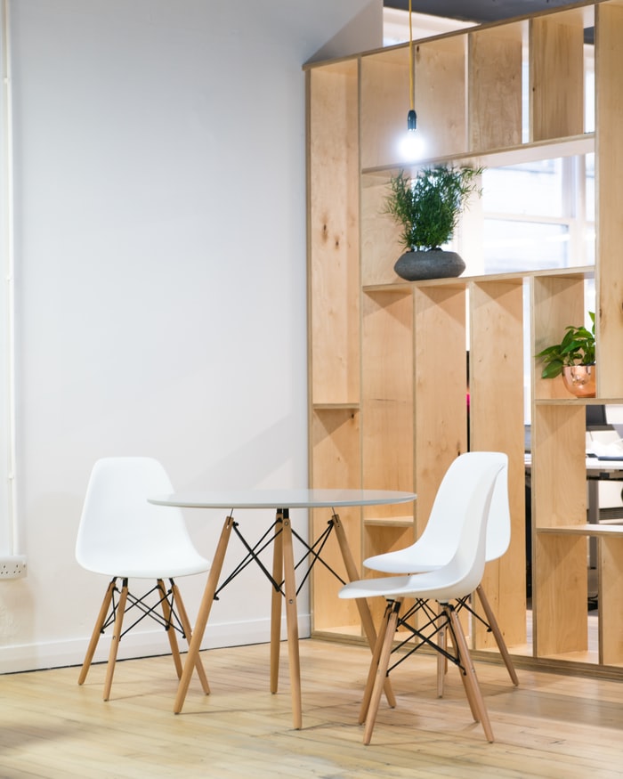 Desk with chairs