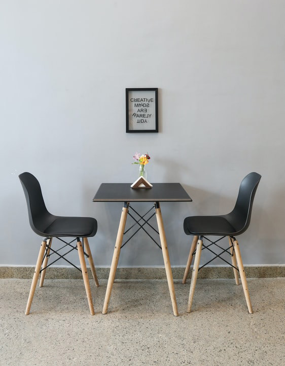 Desk with chairs